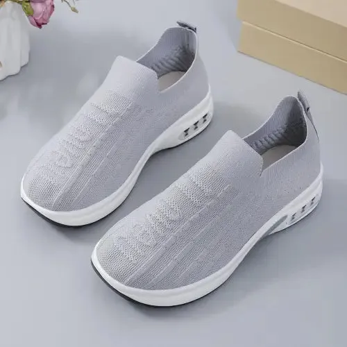Cozy Knit Slip-Ons