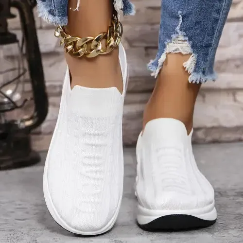 Cozy Knit Slip-Ons