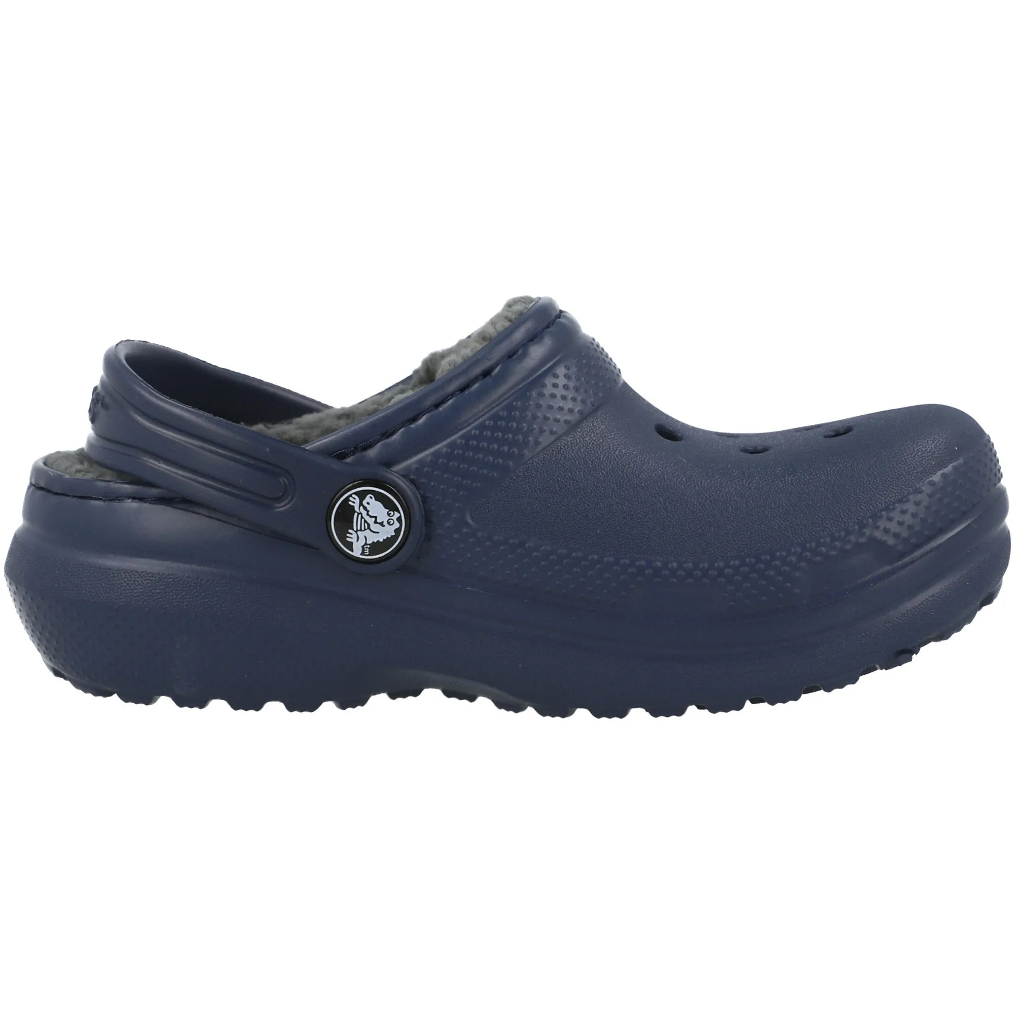 Crocs Kids Classic Lined Navy Clog