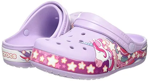Crocs Kids' Unicorn Clog Lavender Toddler