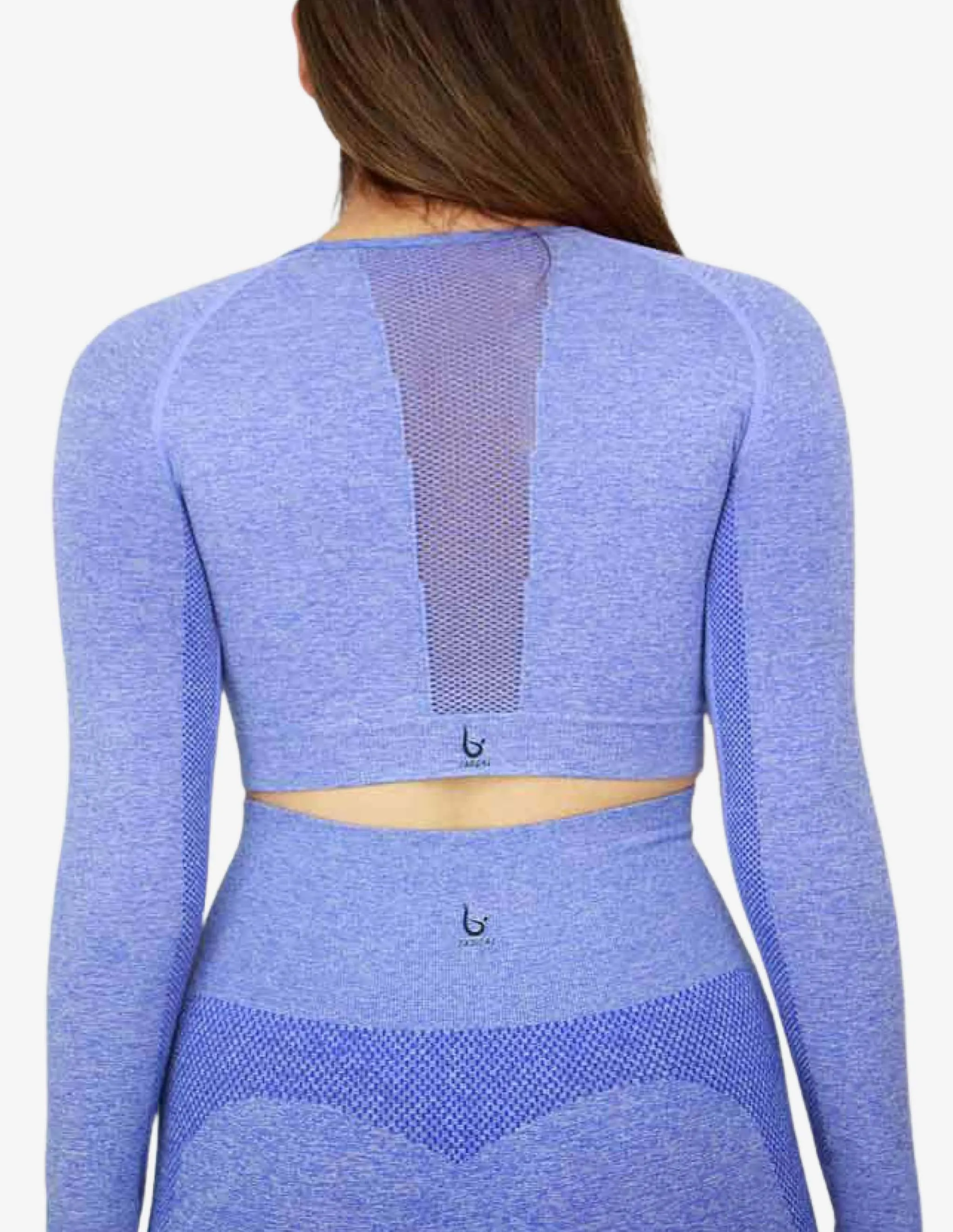 Cropped Long Sleeve - Royal Blue