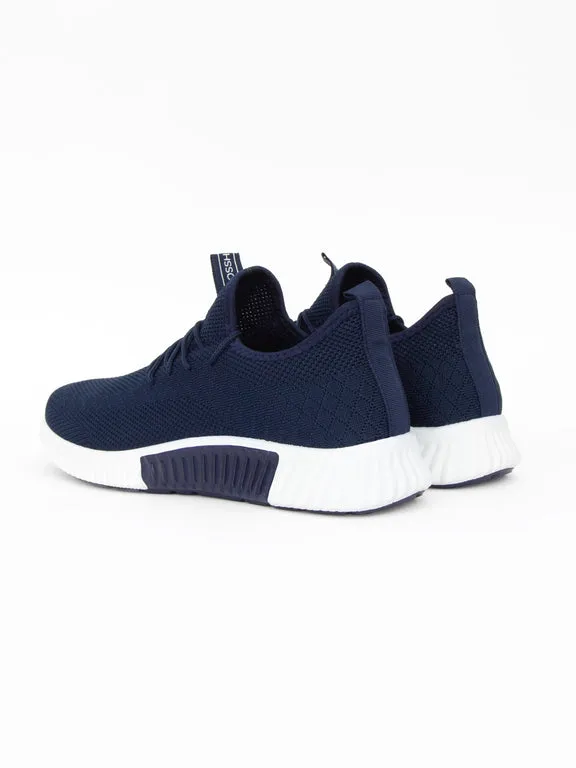 Crosshatch Rideout Trainers Navy