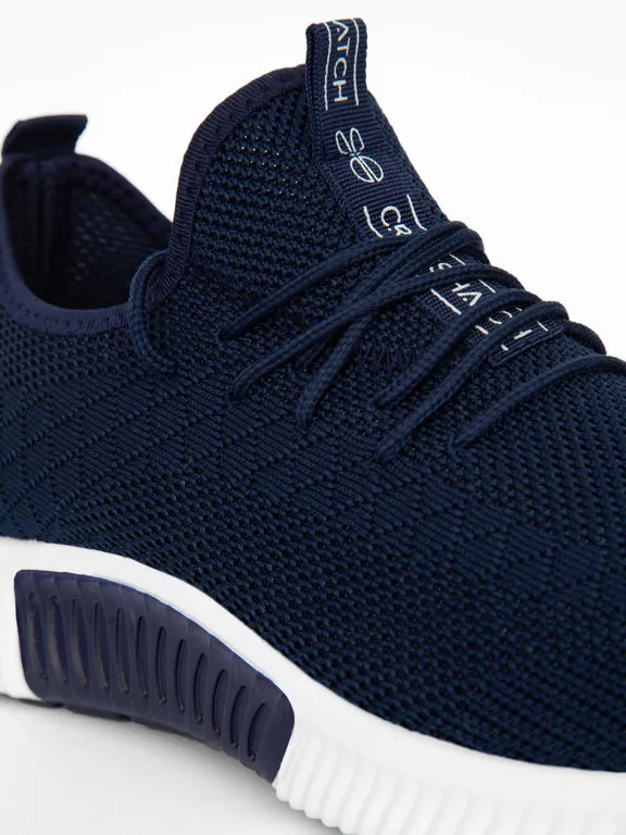 Crosshatch Rideout Trainers Navy