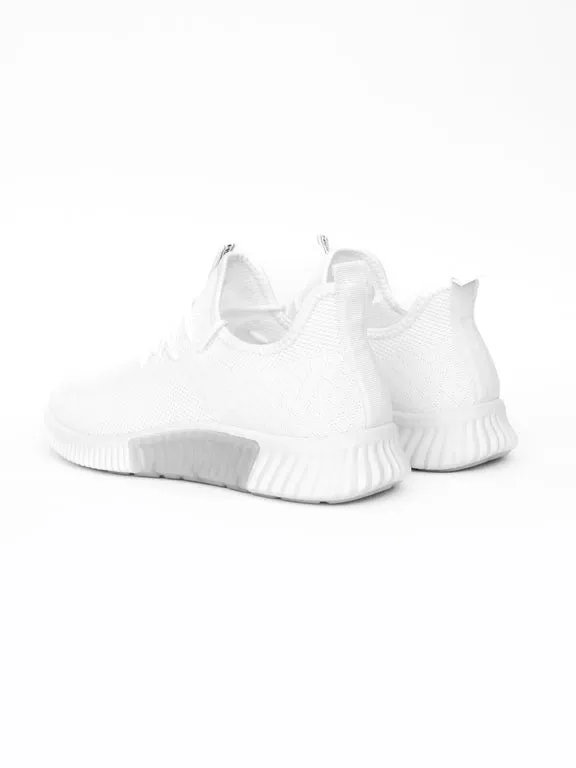 Crosshatch Rideout Trainers White