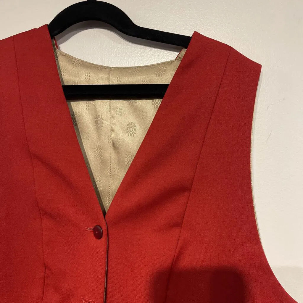Custom Red Vest