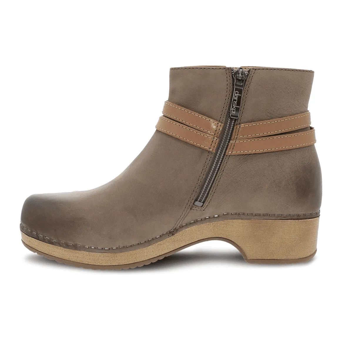 Dansko Women's Brook Taupe Burnished Nubuck Boot 9437161600