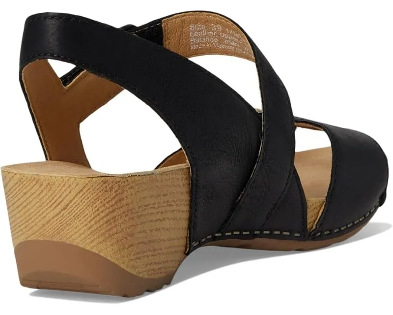 Dansko Women's Trinity - Black Burnished Nubuck