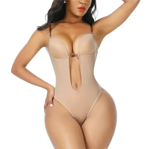 Deep V-Neck Bodysuit