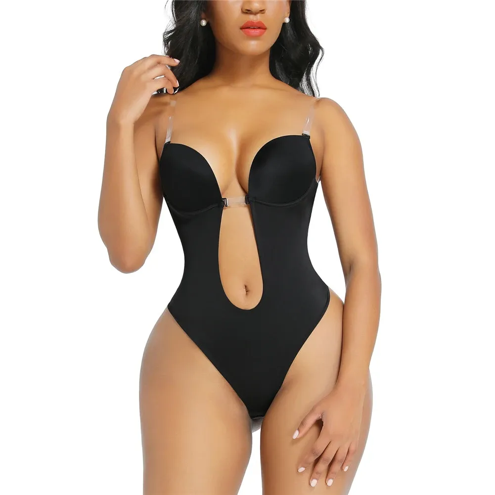 Deep V-Neck Bodysuit