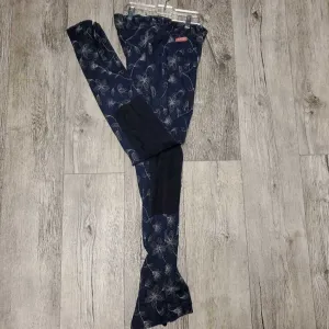 Denim Mod Jods with Flower - 4