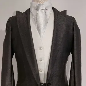 DeRegnaucourt, Boy's, Grey Suit (high sheen, pants need repair)
