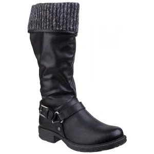 Divaz MONROE Womens Tall Boots Black