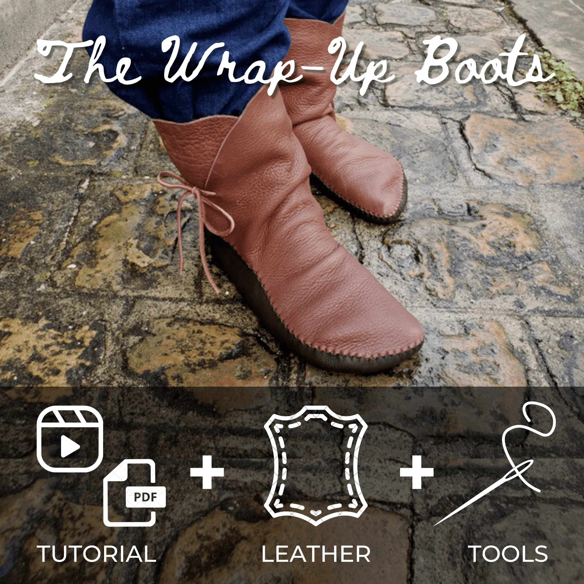DIY Kit for the "Wrap-up Boots"