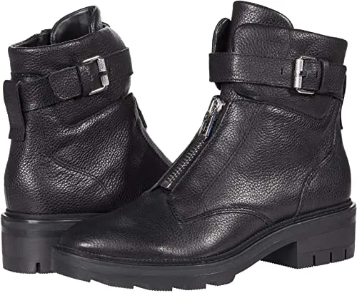 Dolce Vita Women's Moto Bootie Ankle Boot, Black, 6.5