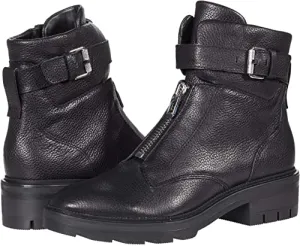 Dolce Vita Women's Moto Bootie Ankle Boot, Black, 6.5