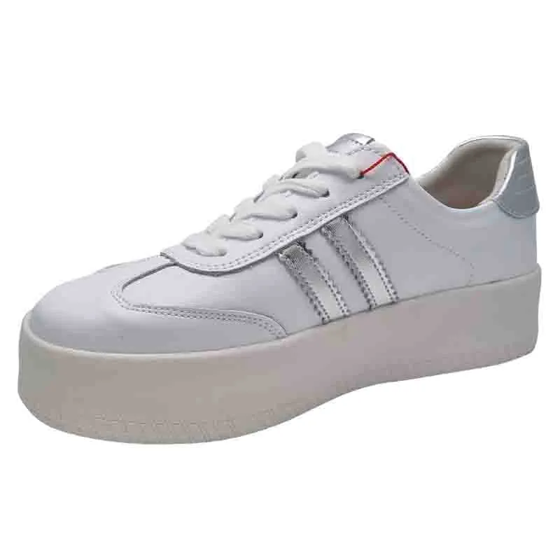 Drilleys Womens White Chunky Fashion Trainer - Seventy Eight