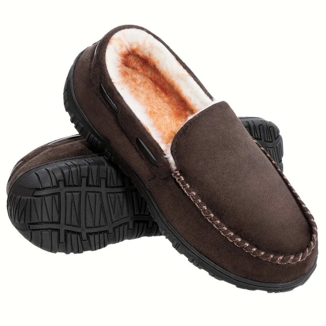 Enzo™ - Men's Premium Moccasin Slippers