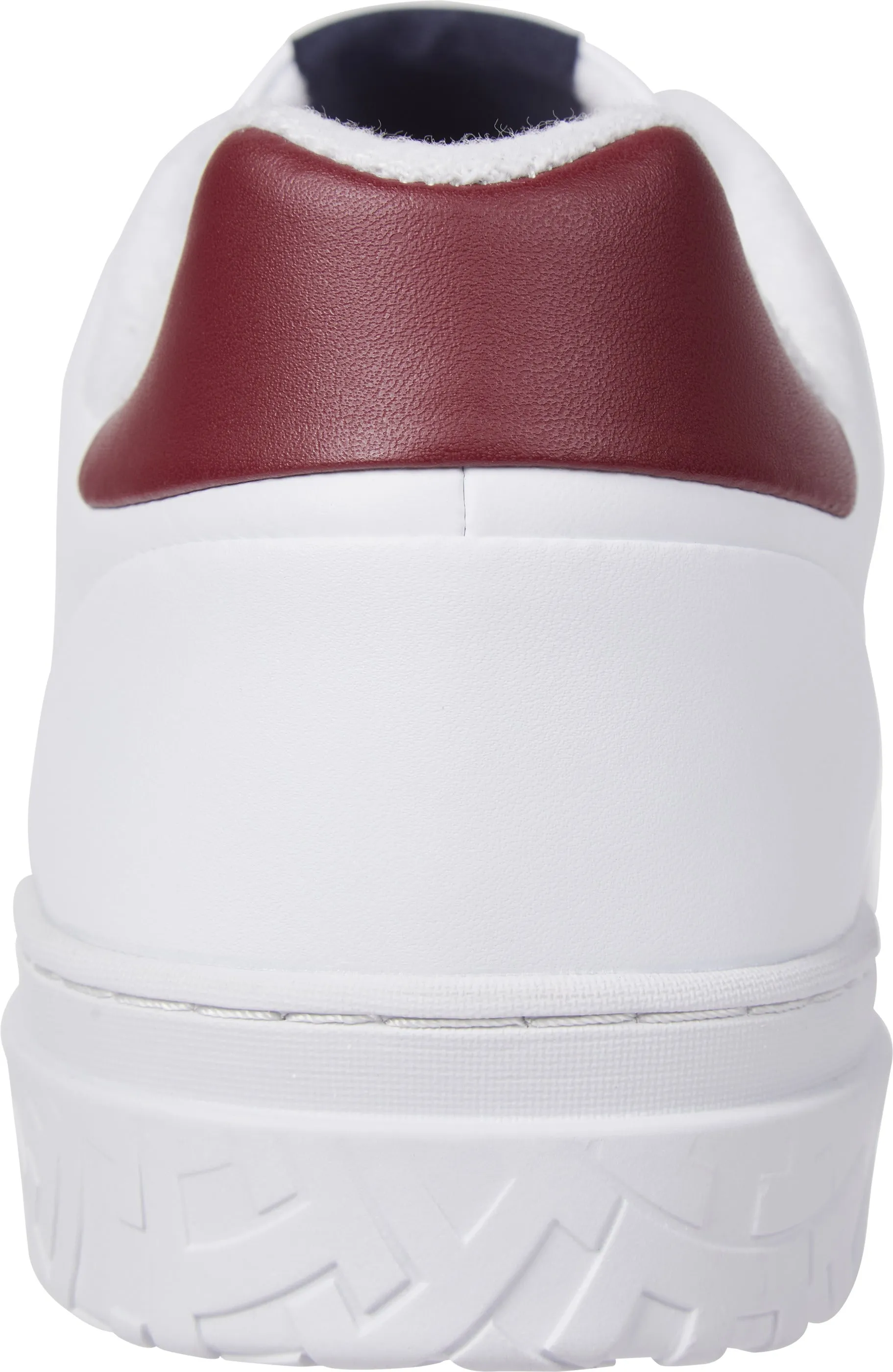 Essential Leather Cupsole Court Trainers in White