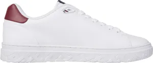 Essential Leather Cupsole Court Trainers in White