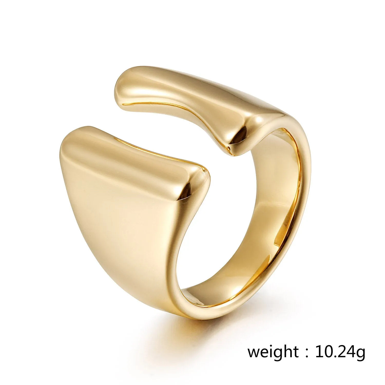 Exaggerated smooth ring-NSR261STGC