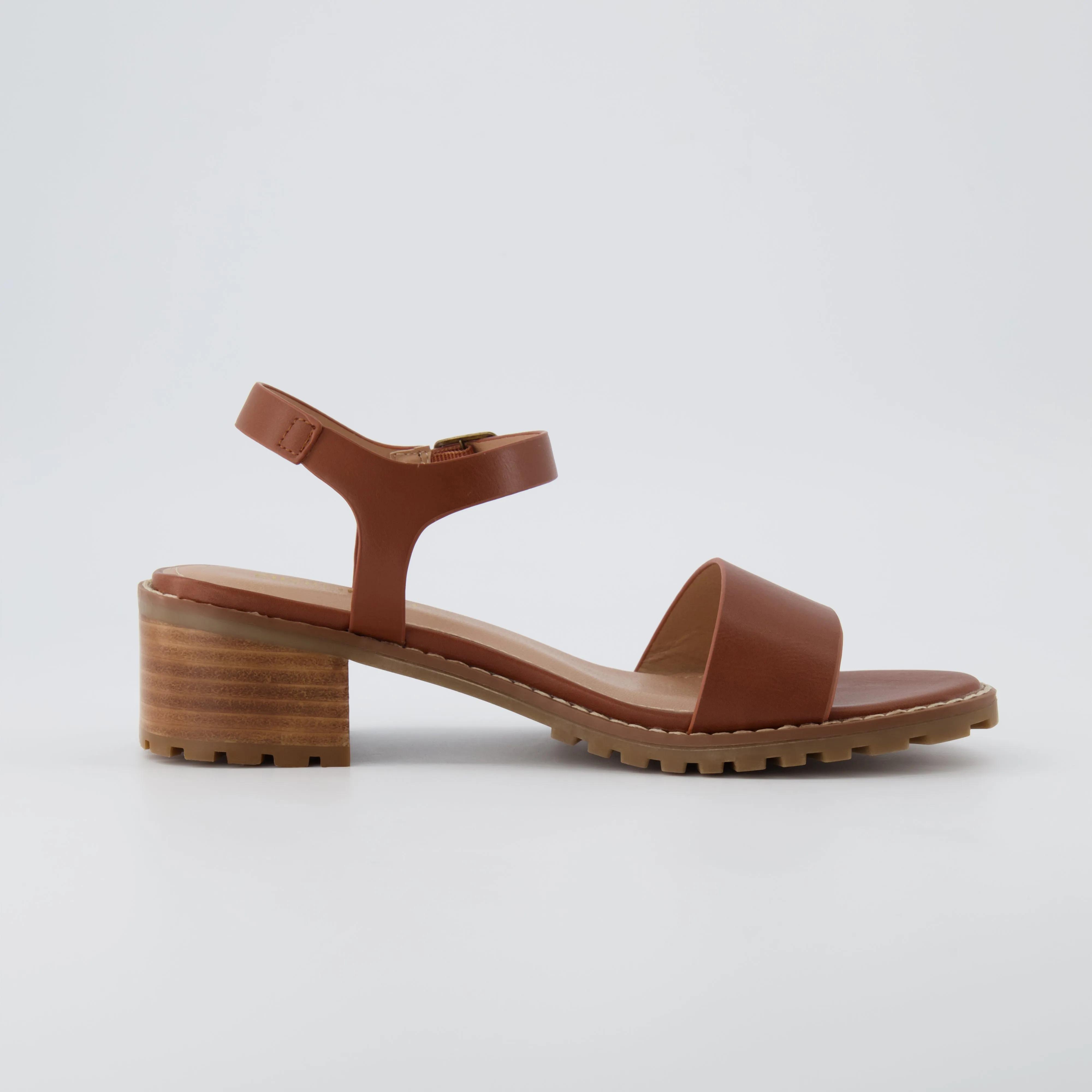 Flynn One Band Block Heel Sandal