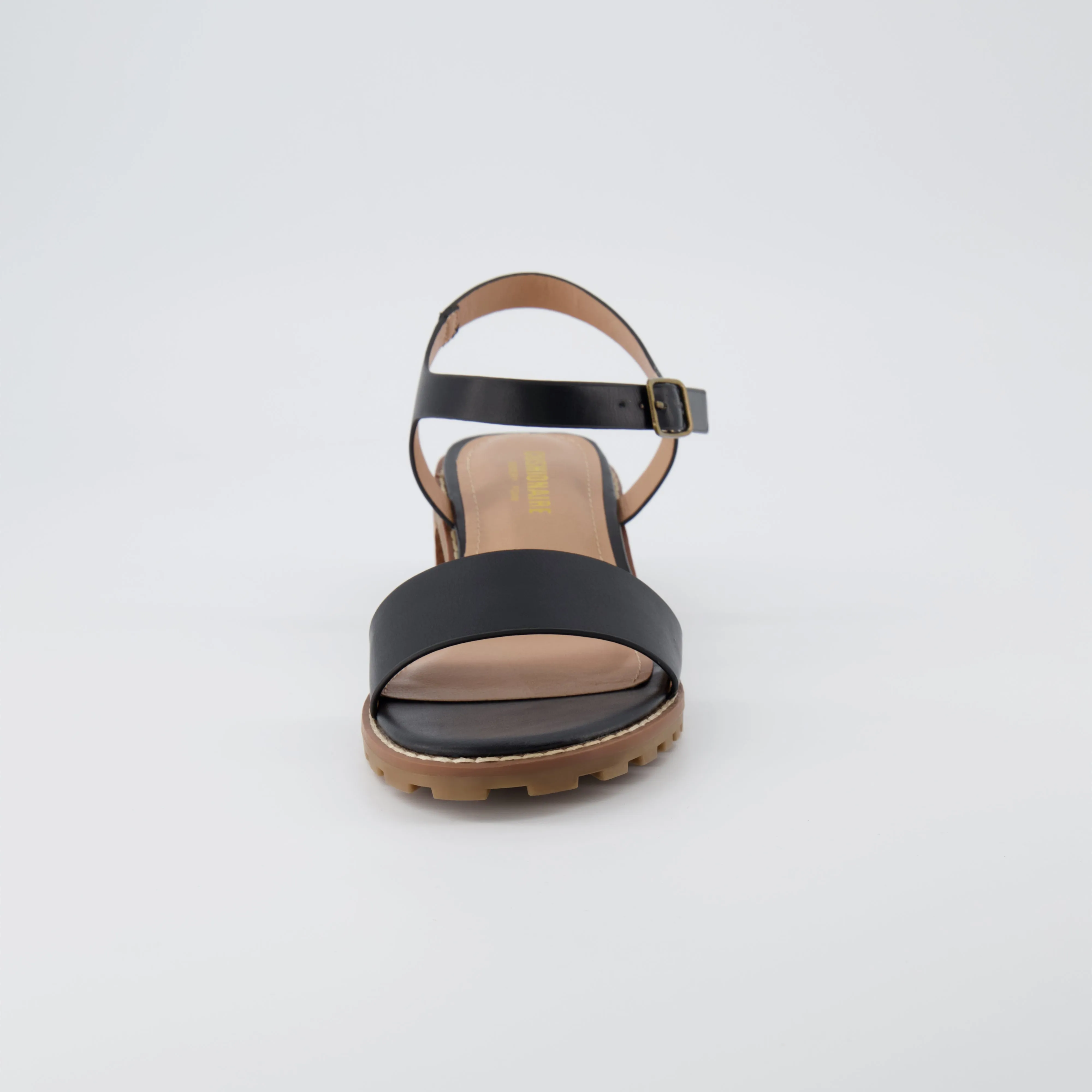 Flynn One Band Block Heel Sandal