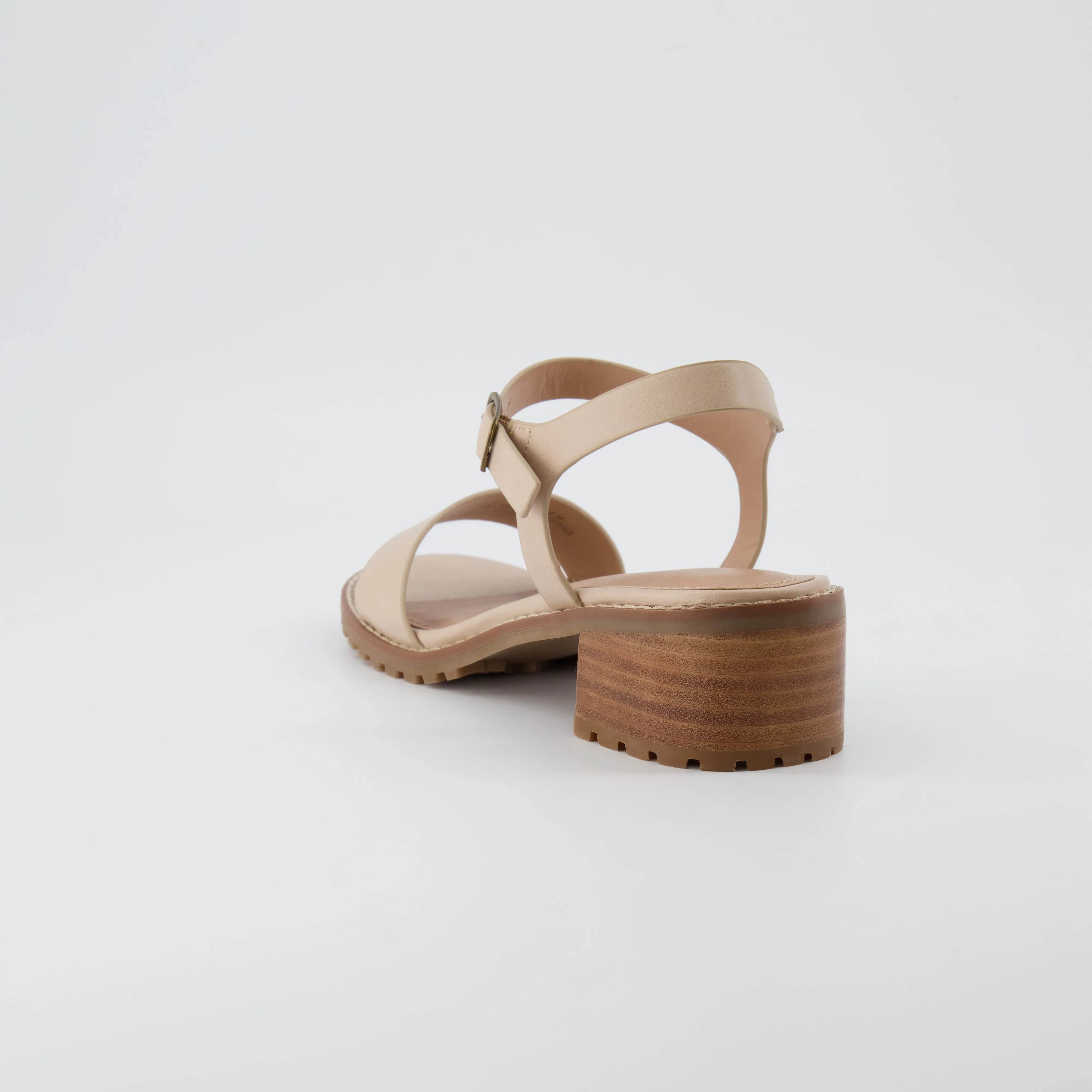 Flynn One Band Block Heel Sandal