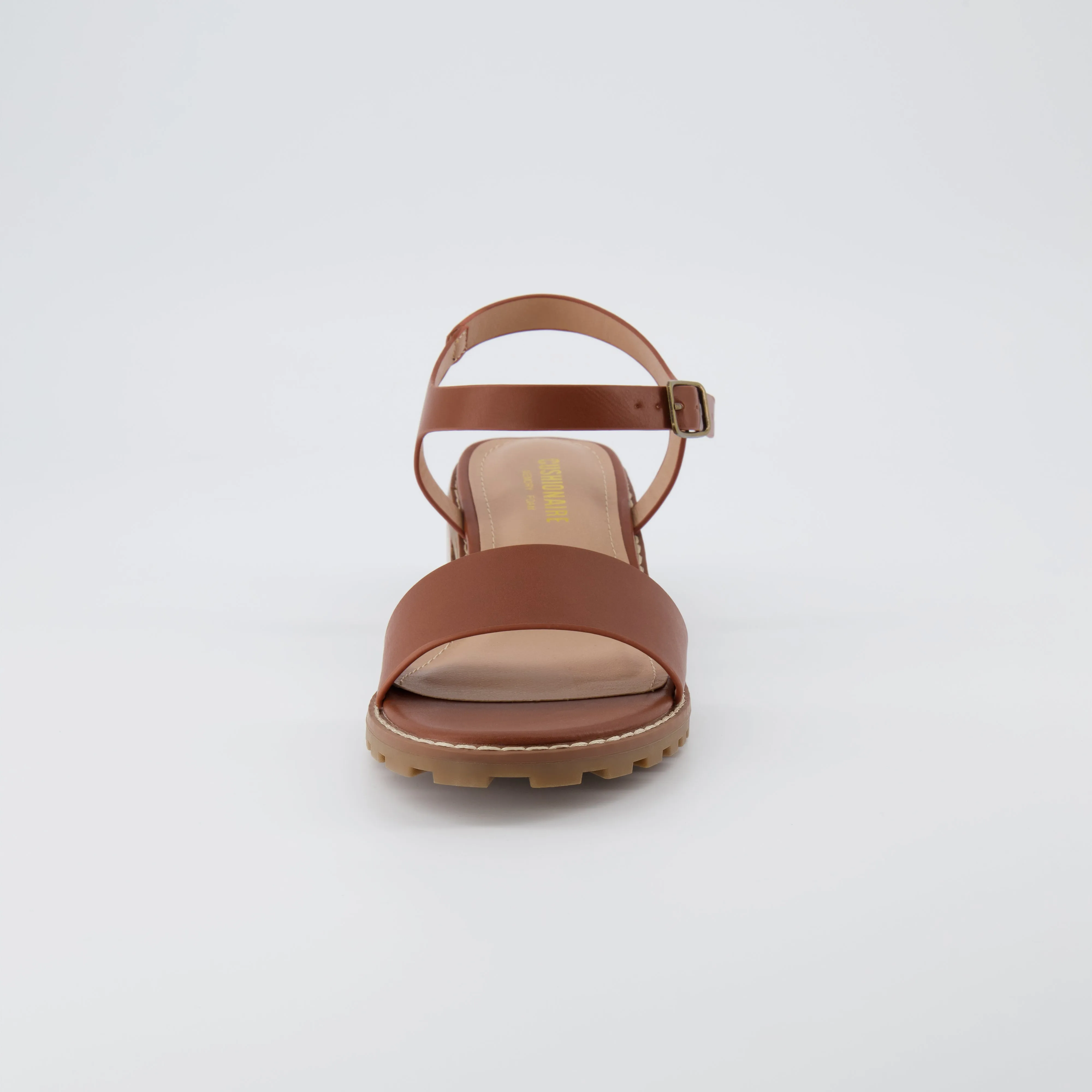 Flynn One Band Block Heel Sandal