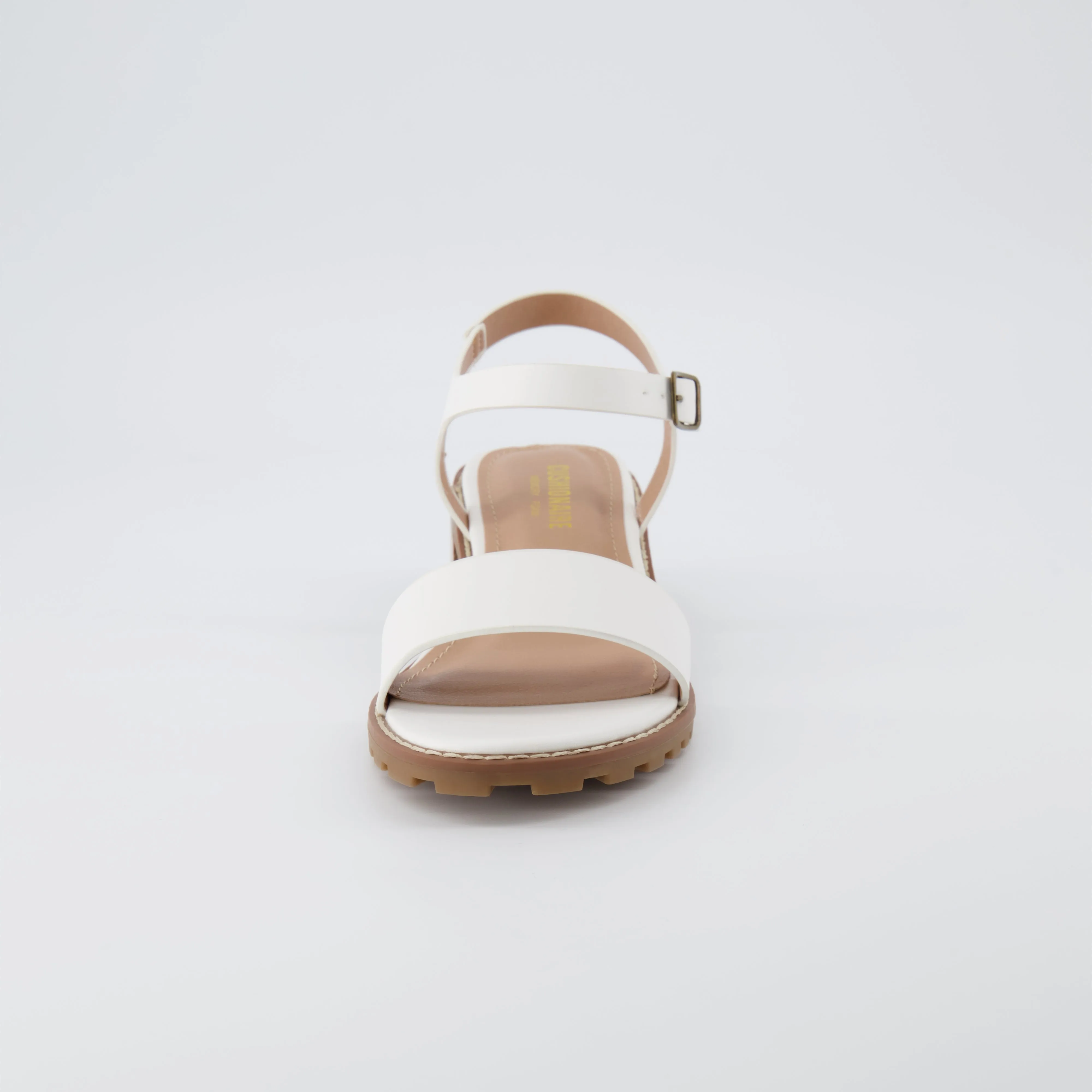 Flynn One Band Block Heel Sandal