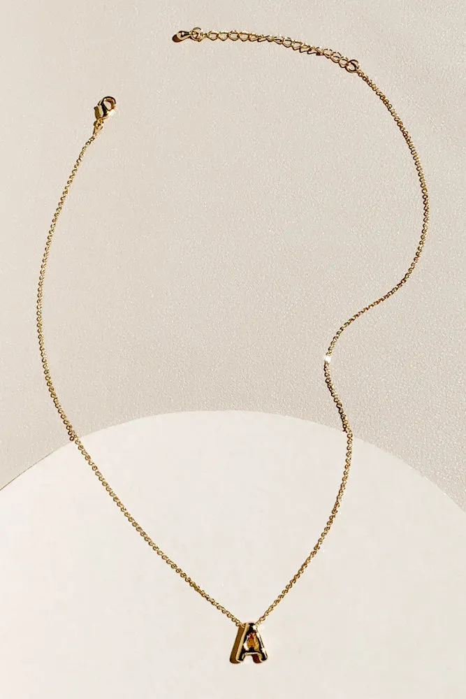 Foil Balloon Initial Necklace
