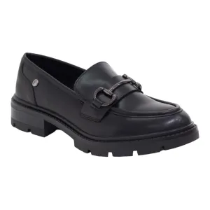Franoli loafer chuncky with two circle black