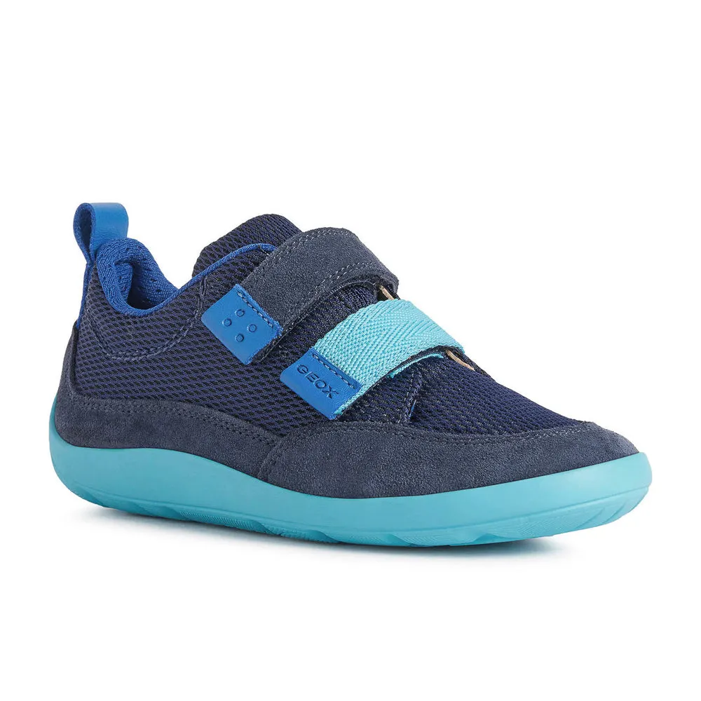 Geox J Barefeel Boy Navy/Sky Trainers