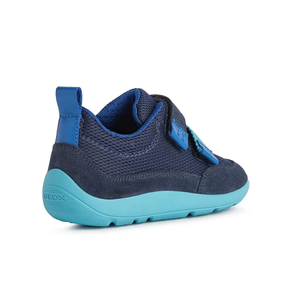 Geox J Barefeel Boy Navy/Sky Trainers