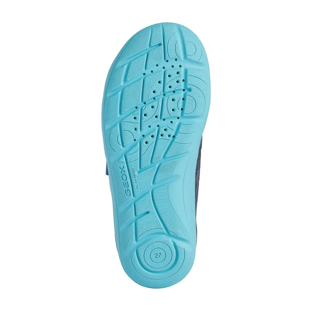 Geox J Barefeel Boy Navy/Sky Trainers