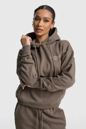 GLACIER HOODIE - BARK