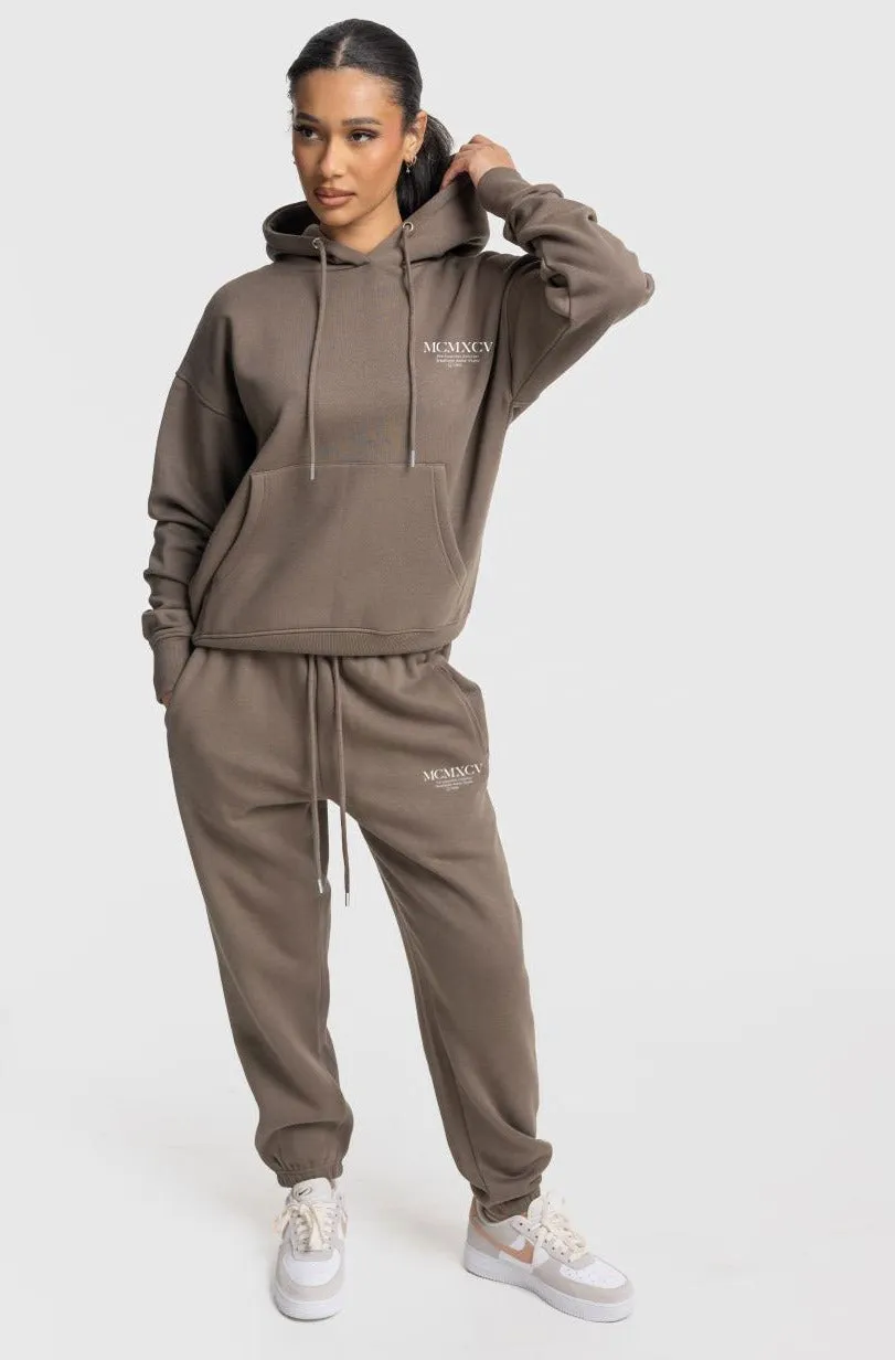 GLACIER HOODIE - BARK