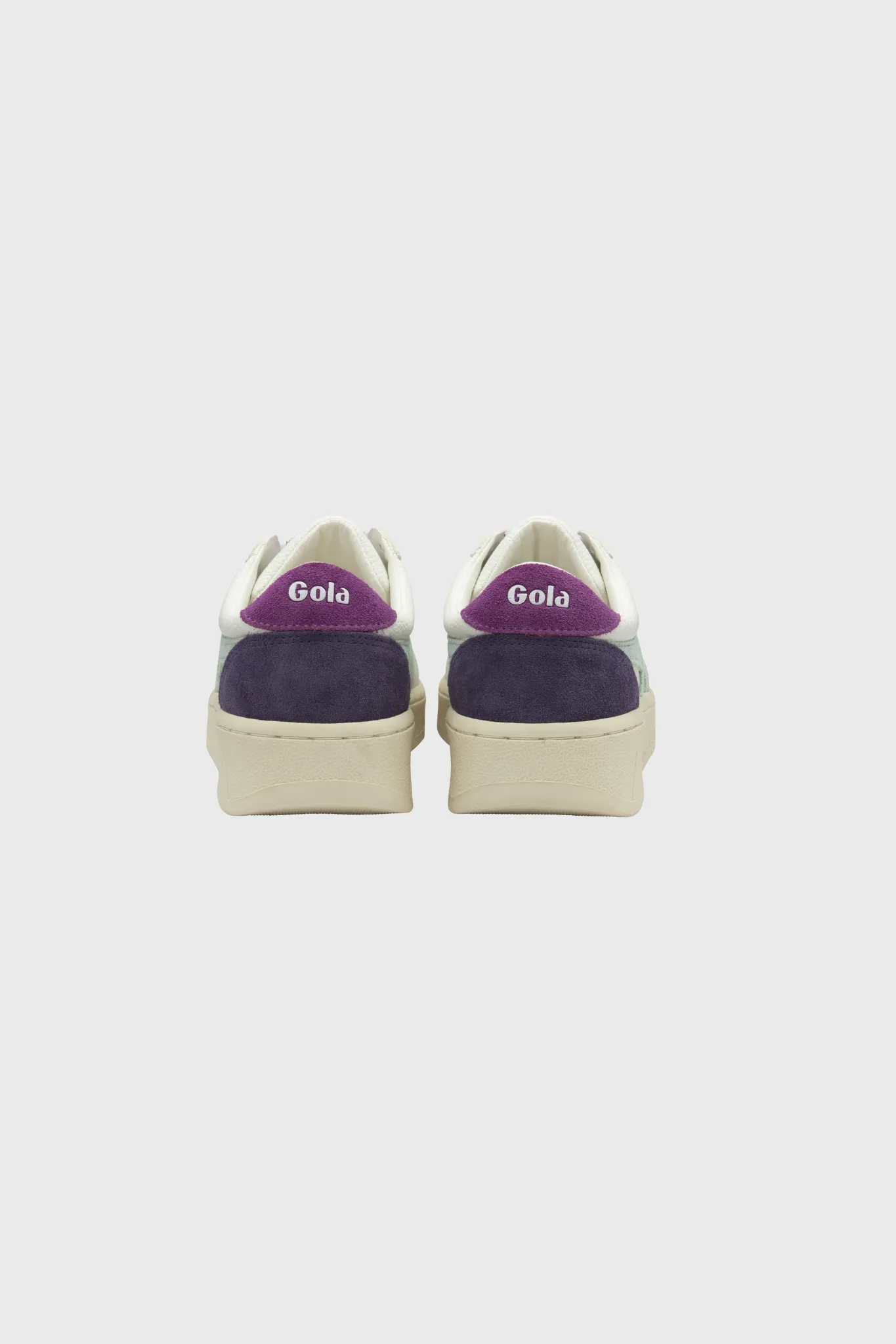 GRANDSLAM TRIDENT WOMEN SNEAKERS - WHITE/SURF/FOXGLOVE