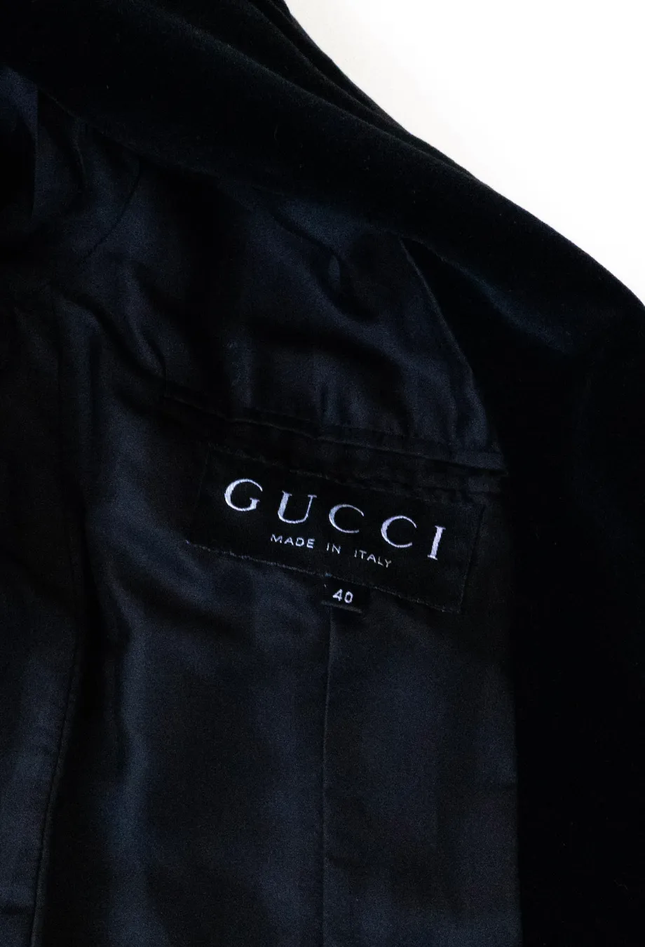 Gucci x Tom Ford 1996 Velvet Tuxedo Blazer