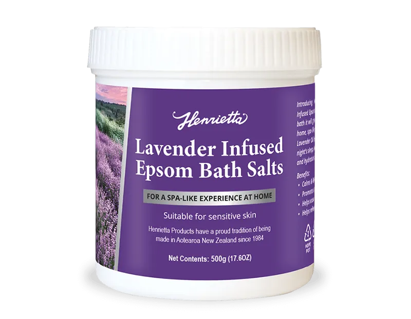 Henrietta Lavender Infused Epsom Bath Salts 500g