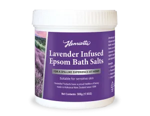 Henrietta Lavender Infused Epsom Bath Salts 500g