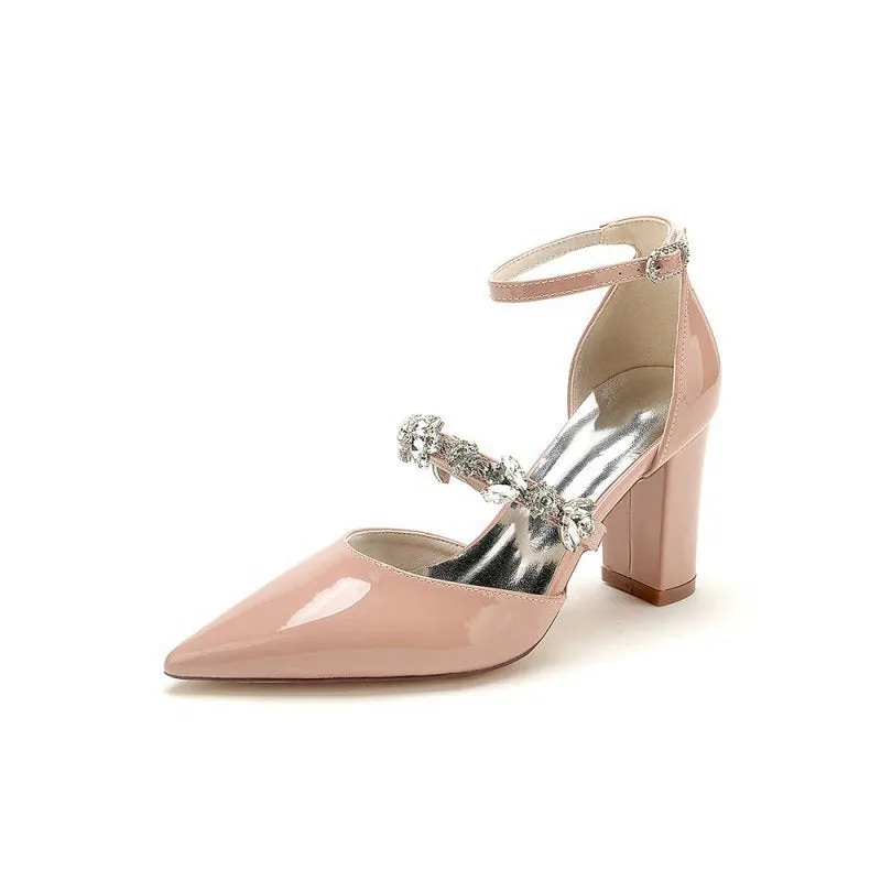 High Heels with Crystal Accent