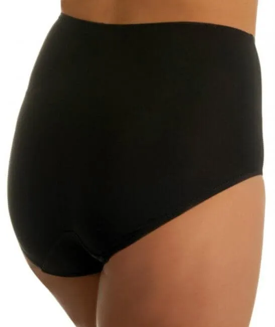 Jockey No Ride Up Microfibre Full Brief - Black