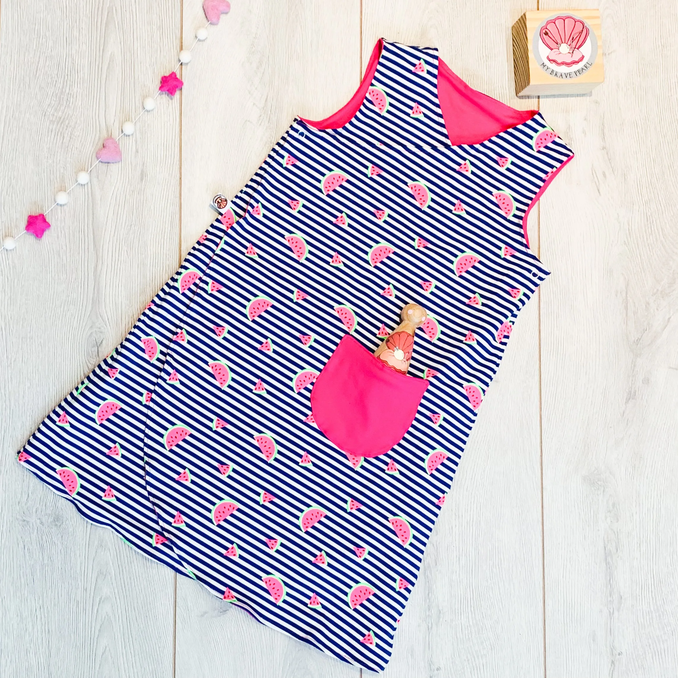 Kids Reversible Wrap Dress