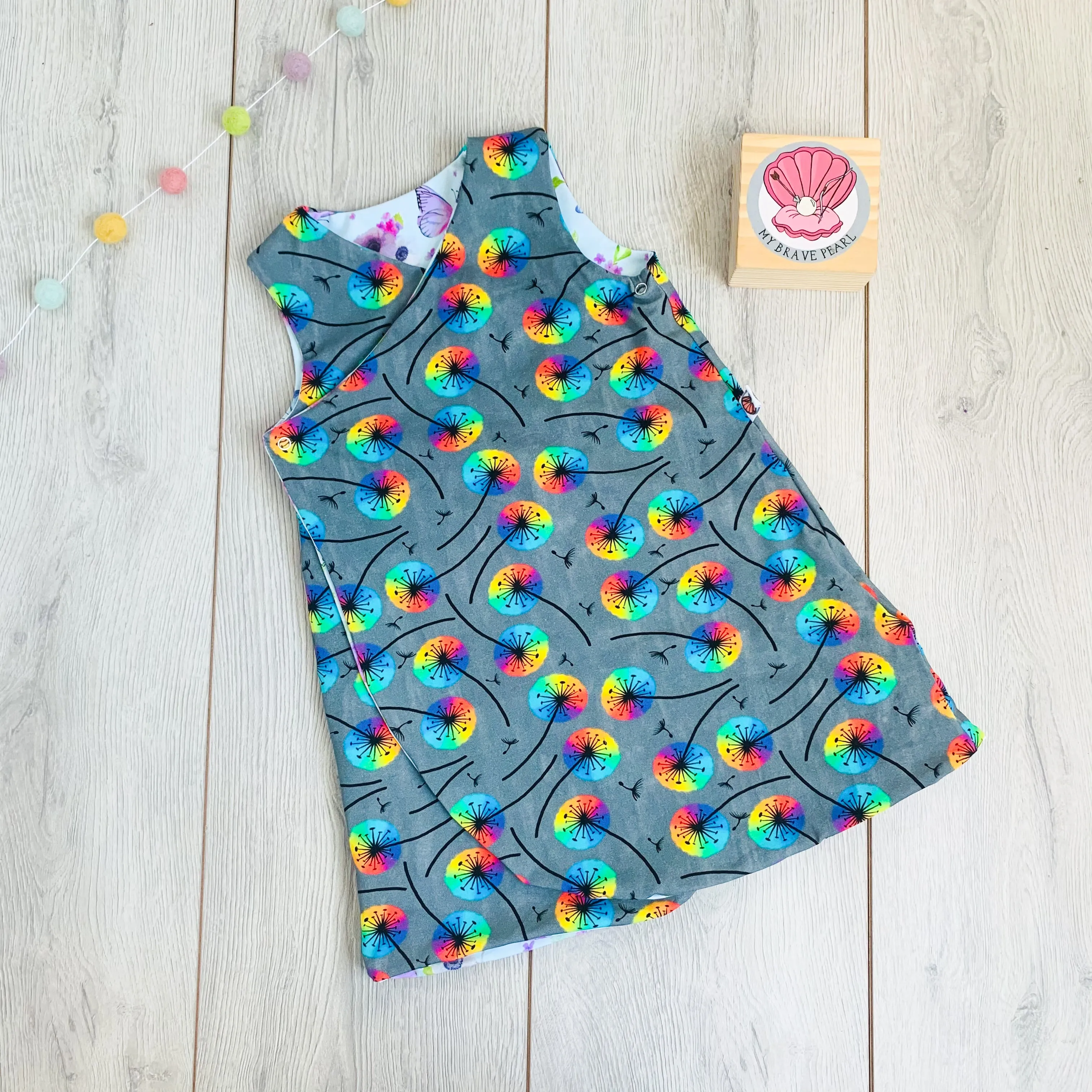 Kids Reversible Wrap Dress