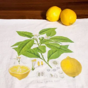 Lemon Flour Sack Towels