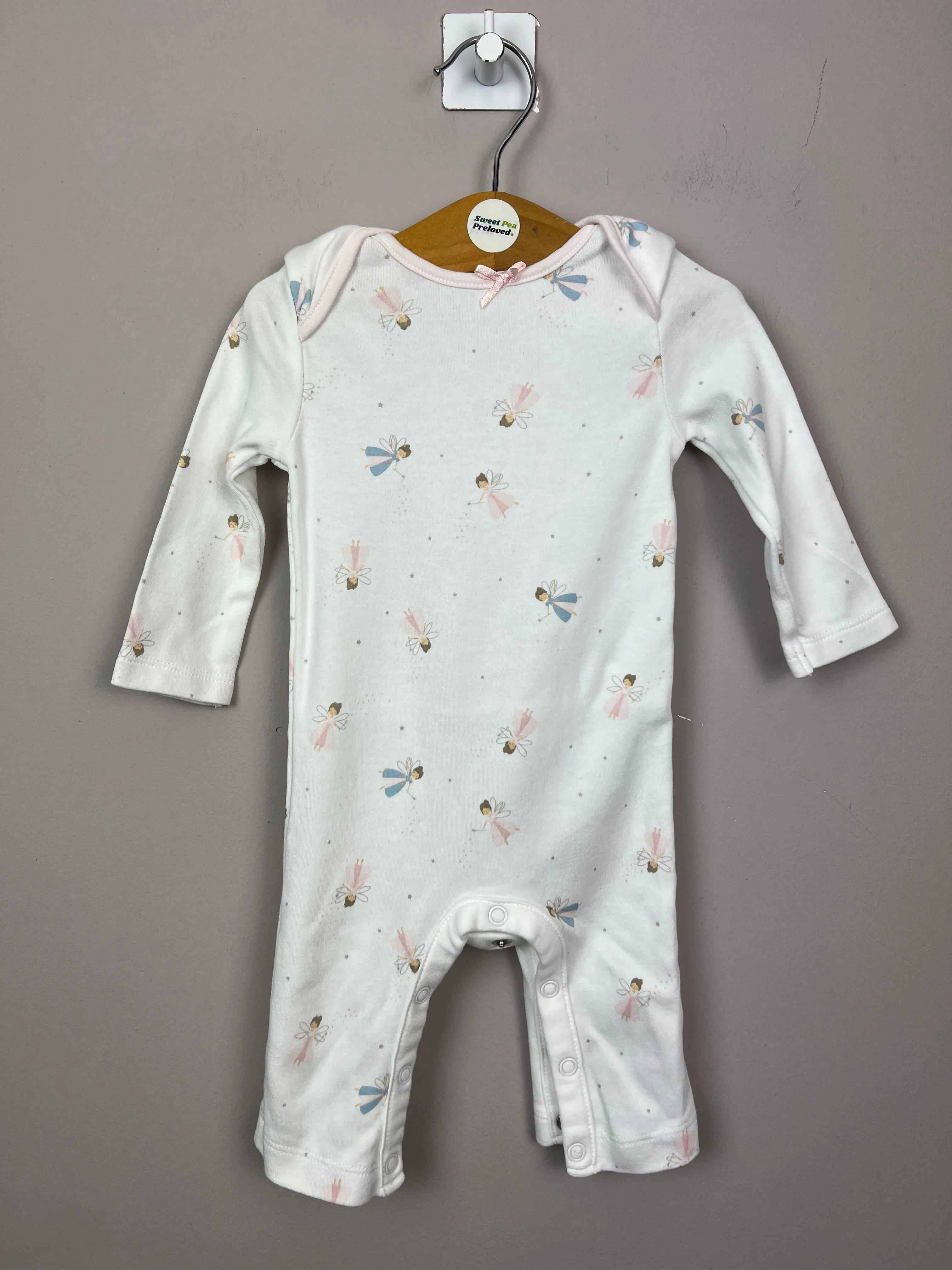 Little White Company fairy sleepsuit 0-3m