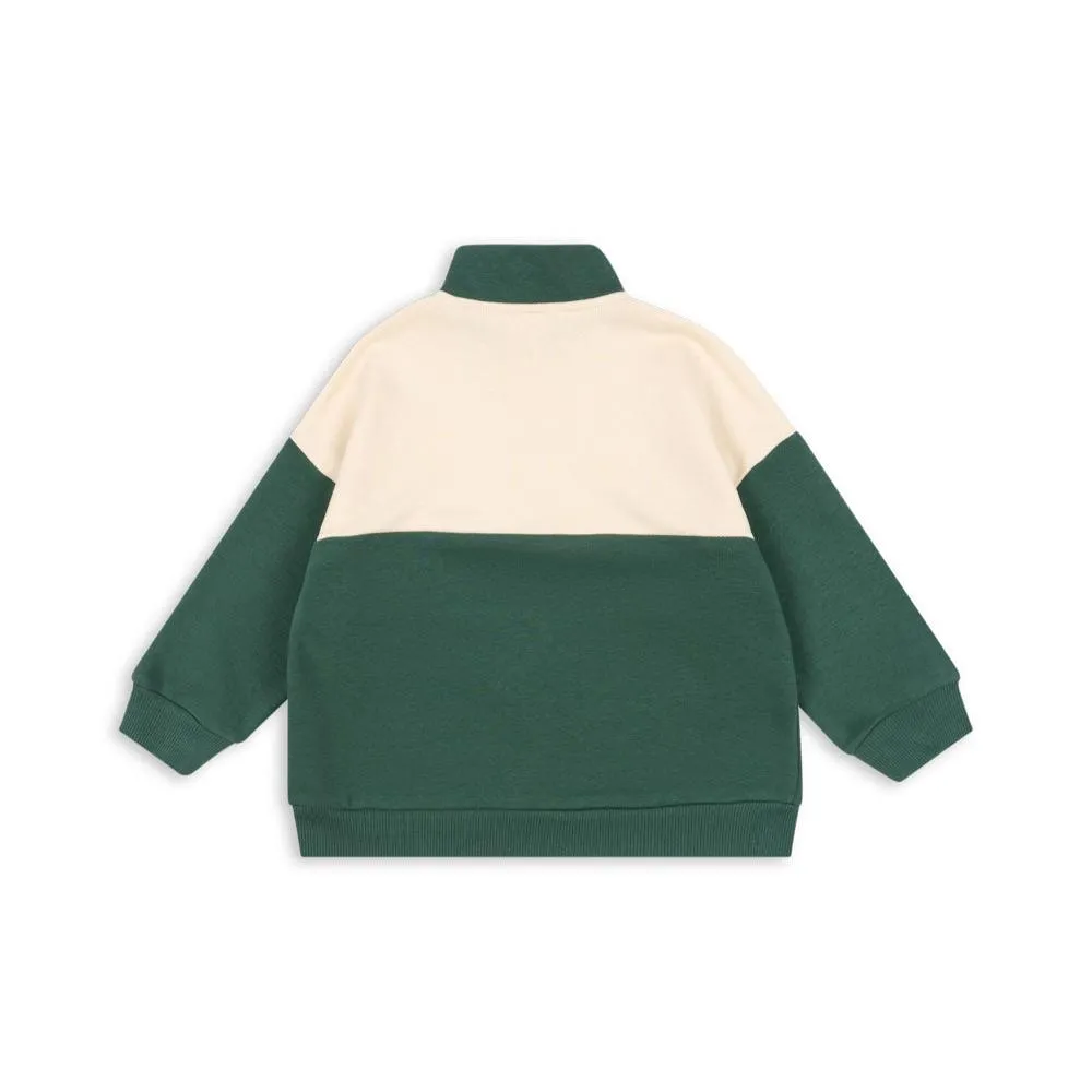 Lou Cotton Half Zip Sweatshirt
