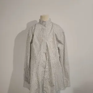Marsha De Arriaga Royal Blue White Stripe Hunt Shirt 10/12