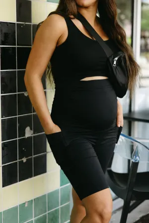 Maternity Shorts with Pockets