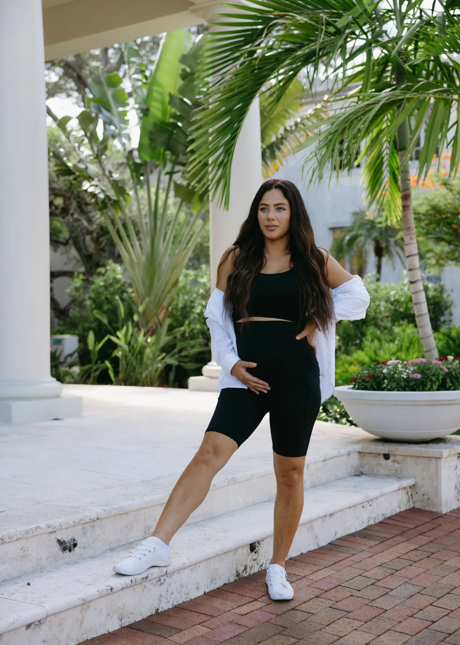 Maternity Shorts with Pockets